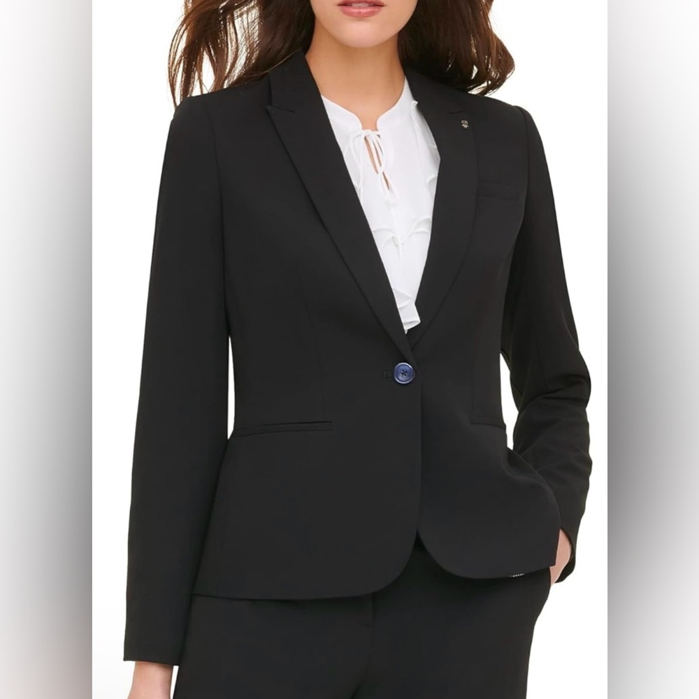 Tommy Hilfiger Women's Blazer Pants Black Size 14